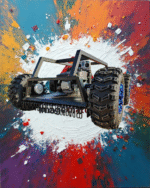 Four-Wheel Drive Remote-Controlled Lawn Mower (ML-600) - Image 3