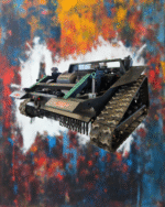 Remote-Controlled Tracked Lawn Mower (VDTK-850) - Image 4